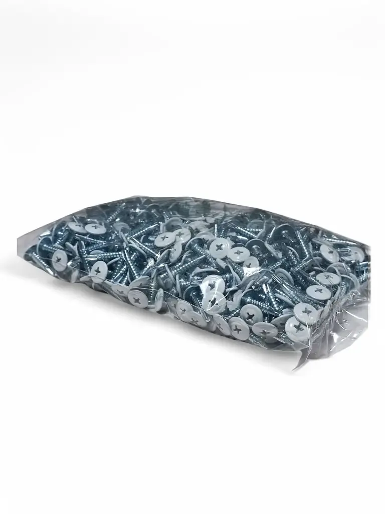 Pijabroca k-lath #8 x 3/4" cabeza blanca 500pzas